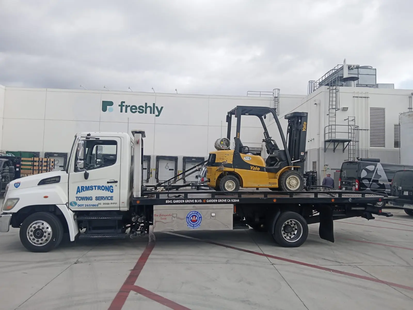 Long-distance vehicle transport preparation
